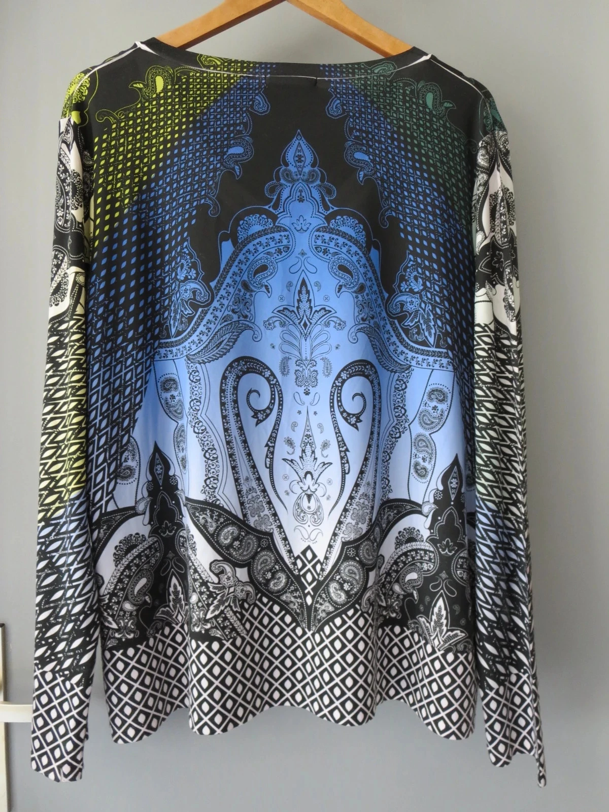 Blouse manches longues colorée imprimé cachemire Punt Roma XL / 46-48 – photo 2